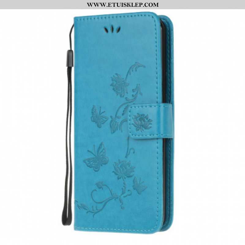 Etui Na Telefon Pokrowce do Xiaomi Redmi Note 10 / 10S Motyle I Kwiaty